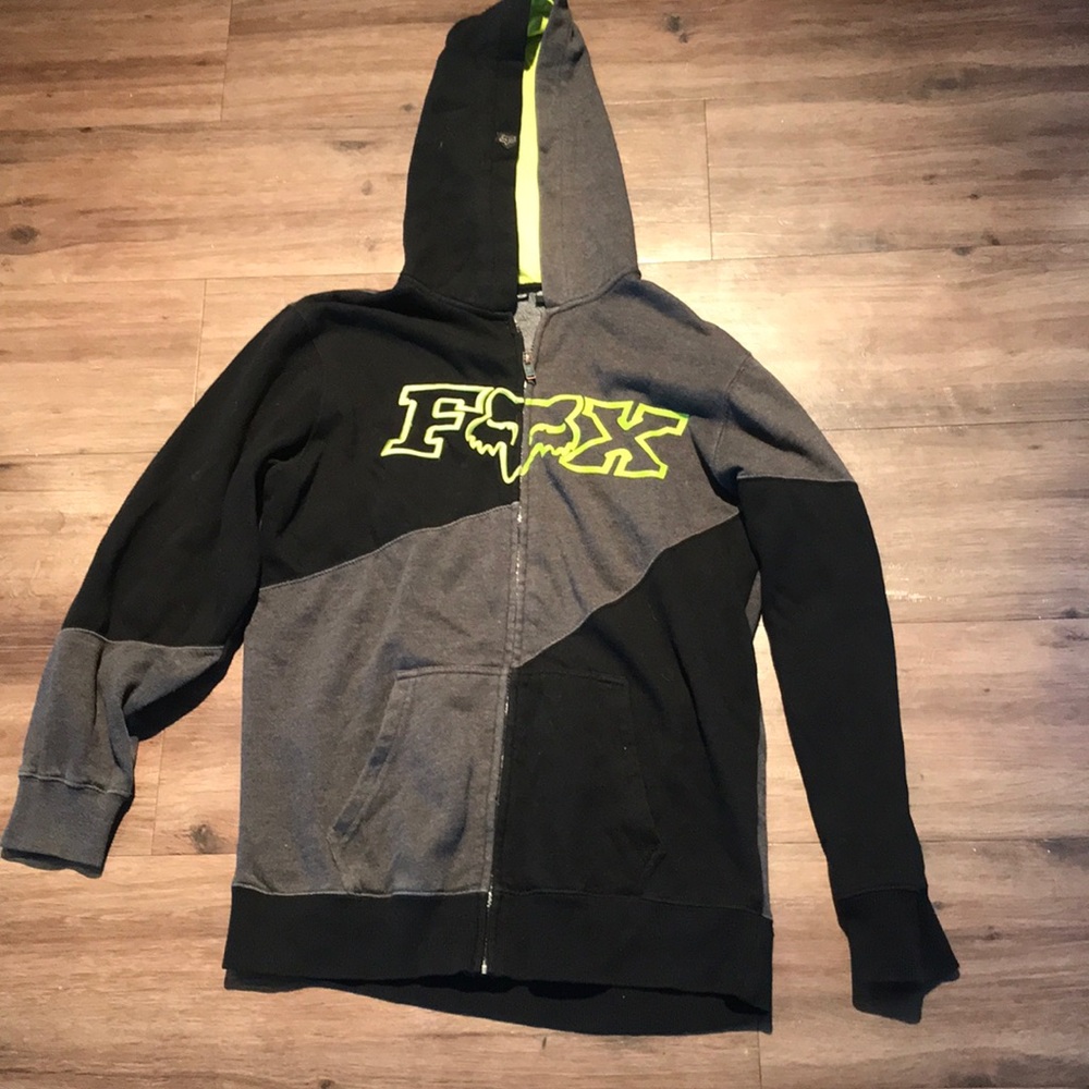Boys Fox Zip up hoodie